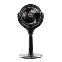Sealey DH143 Baridi 10 Pedestal Fan with Remote Control 230V - Black