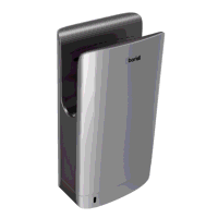 Sealey DH150 Baridi Hand Dryer with HEPA Filter  Auto-Sensor 1750W/230V - Silver