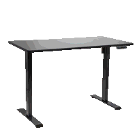 Sealey DH245 Dellonda Black Electric Height Adjustable Standing Desk with Memory, Quiet, 1400x700mm
