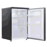 Sealey DH247 Baridi 55cm Undercounter Larder Fridge, 130L Capacity - Black