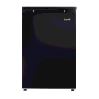 Sealey DH247 Baridi 55cm Undercounter Larder Fridge, 130L Capacity - Black