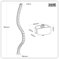 Sealey DH275 Dellonda Flexible Cable Management System, Magnetic 1.3m