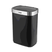 Sealey DH282 Sensor Bin 65L - Black/Stainless Steel