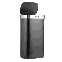 Sealey DH283 Sensor Bin 80L - Black/Stainless Steel