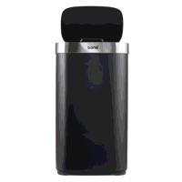 Sealey DH283 Sensor Bin 80L - Black/Stainless Steel