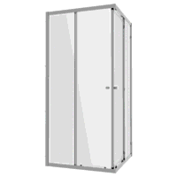 Sealey DH298 Corner Shower Entry Enclosure 80...
