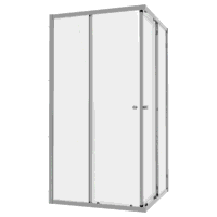 Sealey DH299 Corner Shower Entry Enclosure 90...