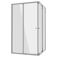 Sealey DH300 Corner Shower Entry Enclosure 10...