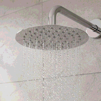 Sealey DH318 Concealed Thermostatic Shower Set 20cm Round Head  Hand Shower - Chrome
