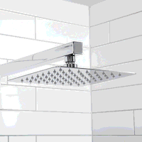 Sealey DH320 Concealed Thermostatic Shower Set 20 x 20cm Square Head  Hand Shower - Chrome