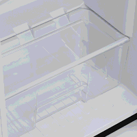 Sealey DH323 Baridi Freestanding Larder Fridge 241L  Black