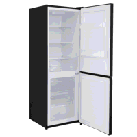 Sealey DH327 Baridi 60/40 Smart Frost Fridge Freezer 227L Capacity  Black