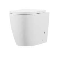Sealey DH334 Back-to-Wall Toilet with Soft Close Seat  Rimless Flush  White