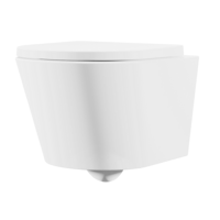 Sealey DH335 Wall Hung Toilet with Soft Close Seat  Rimless Flush  White