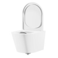 Sealey DH335 Wall Hung Toilet with Soft Close Seat  Rimless Flush  White