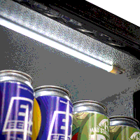 Sealey DH336 Baridi Back Bar Drinks Fridge/Cooler with Triple Hinged Door  Security Lock 307L - Black