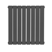 Sealey DH339 Baridi Horizontal Radiator Contemporary Double Flat Panel Design 600 x 560mm  Anthracite