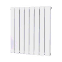 Sealey DH349 Baridi Horizontal Radiator Contemporary Double Flat Panel Design 600 x 560mm  White