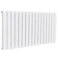 Sealey DH352 Baridi Horizontal Radiator Contemporary Double Flat Panel Design 600 x 1190mm  White