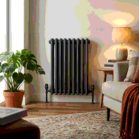 Sealey DH356 Baridi Horizontal Traditional 2 Column Radiator 600 x 427mm  Anthracite
