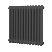 Sealey DH357 Baridi Horizontal Traditional 2 Column Radiator 600 x 607mm  Anthracite