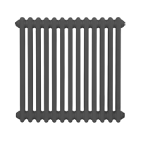 Sealey DH357 Baridi Horizontal Traditional 2 Column Radiator 600 x 607mm  Anthracite
