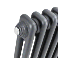 Sealey DH358 Baridi Horizontal Traditional 2 Column Radiator 600 x 832mm  Anthracite