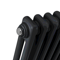 Sealey DH363 Baridi Horizontal Traditional 2 Column Radiator 600 x 832mm  Black