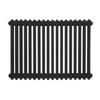 Sealey DH363 Baridi Horizontal Traditional 2 Column Radiator 600 x 832mm  Black