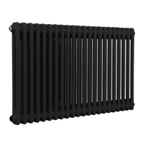 Sealey DH364 Baridi Horizontal Traditional 2 Column Radiator 600 x 1012mm  Black
