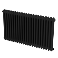Sealey DH364 Baridi Horizontal Traditional 2 Column Radiator 600 x 1012mm  Black