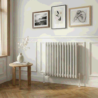 Sealey DH367 Baridi Horizontal Traditional 2 Column Radiator 600 x 607mm  White