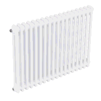 Sealey DH368 Baridi Horizontal Traditional 2 Column Radiator 600 x 832mm  White