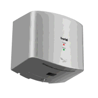 Sealey DH379 Baridi High Speed Hand Dryer with Auto-Sensor 1400-1650W - Silver