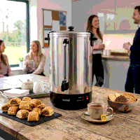 Sealey DH388 Baridi Hot Water Boiler, Tea Urn 30L Capacity - Stainless Steel