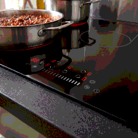 Sealey DH389 Baridi Integrated Ceramic Hob with 5 Cooking Zones 90cm - Black Glass