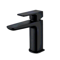 Sealey DH393 Baridi Basin Mixer Tap with Clicker Waste - Matt Black