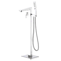 Sealey DH400 Baridi Freestanding Bath Mixer Tap with Shower - Chrome