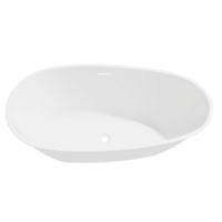 Sealey DH415 Baridi Double-Ended Slim Rim Bath with Overflow System 140cm  Gloss White