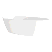 Sealey DH417 Baridi Double-Ended Slim Rim Bath with Overflow System 160cm  Gloss White
