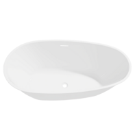 Sealey DH417 Baridi Double-Ended Slim Rim Bath with Overflow System 160cm  Gloss White