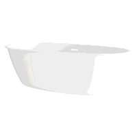 Sealey DH418 Baridi Double-Ended Slim Rim Bath with Overflow System 170cm - Gloss White