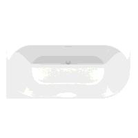 Sealey DH425 Baridi Left-Hand Corner Slim Rim Bath with Overflow System 170cm  Gloss White
