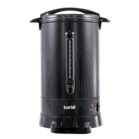 Sealey DH431 Baridi Hot Water Boiler/Tea Urn, 20L Capacity - Black
