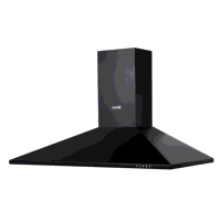Sealey DH59 Baridi Cooker Hood, Chimney Style with Carbon Filters 90cm - Black
