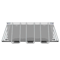 Sealey DL151 Dellonda Deluxe Steel Frame Rectangular Swimming Pool with Step Ladder  Filter Pump 25ft