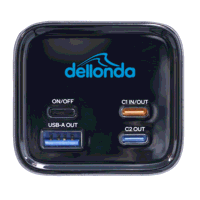 Sealey DL168 Dellonda Portable Power Bank 140W 27000mAh