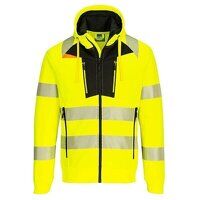 Portwest DX4 Hi-Vis Funnel Neck Sweatshirt (Y...