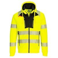 Portwest DX4 Hi-Vis Funnel Neck Sweatshirt (Y...