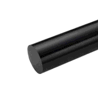 Delrin Rod 50mm dia x 1500mm (Black)
